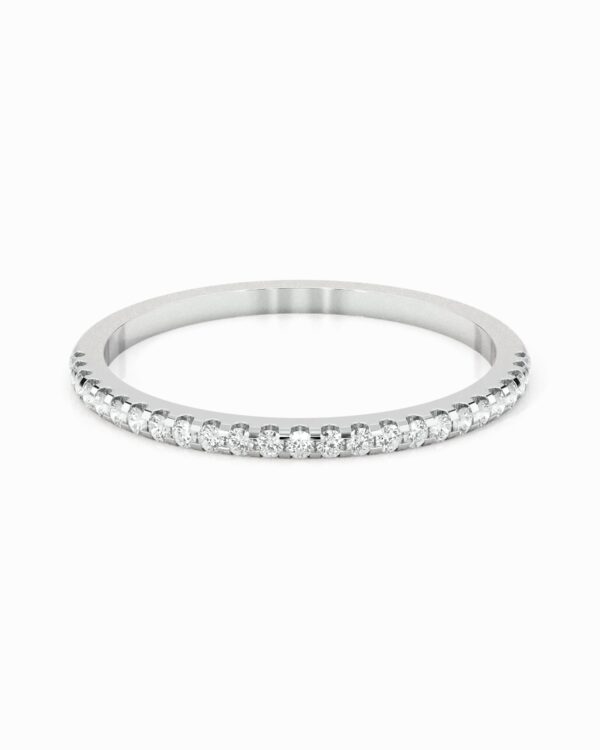 0.15 Ct Rond Alliance diamant Alliance